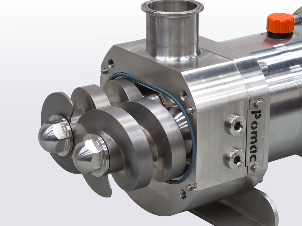 ปั๊มสกรูคู่ฟู้ดเกรด อาหาร ยา สุขาภิบาล Pomac Hygienic Double screw Pump