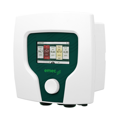Controller and Sensor เครื่องควบคุมคุณภาพน้ำ เซนเซอร์วัดค่าในน้ำ pH Cl2 ORP Conductivity Bromine Ozone Hydrogen peroxide Turbidity Dissolved Oxygen Corrosion Potentionstatic Chlorine Dioxide